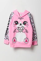 Girls Cheetah Character Hoodie