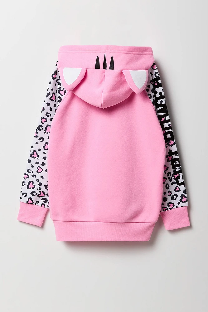 Girls Cheetah Character Hoodie