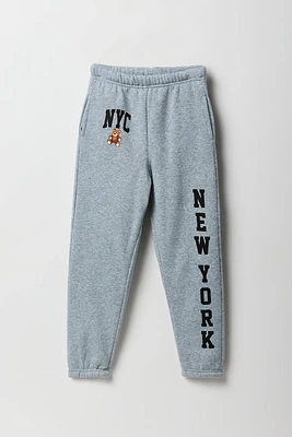 Girls Graphic Fleece Jogger