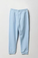 Jogger en molleton bleu avec motif brodÃ© Aero pour fille