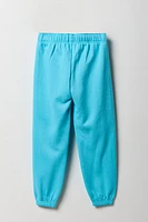 Girls Embroidered Fleece Jogger