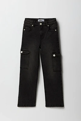 Jean cargo pour fille