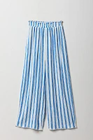 Pantalon texturé à jambe large pour fille