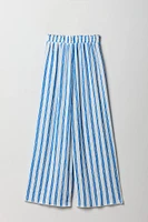 Pantalon texturé à jambe large pour fille