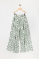 Girls Abstract Print Palazzo Pant