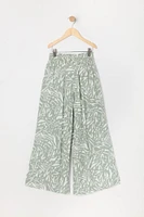 Girls Abstract Print Palazzo Pant