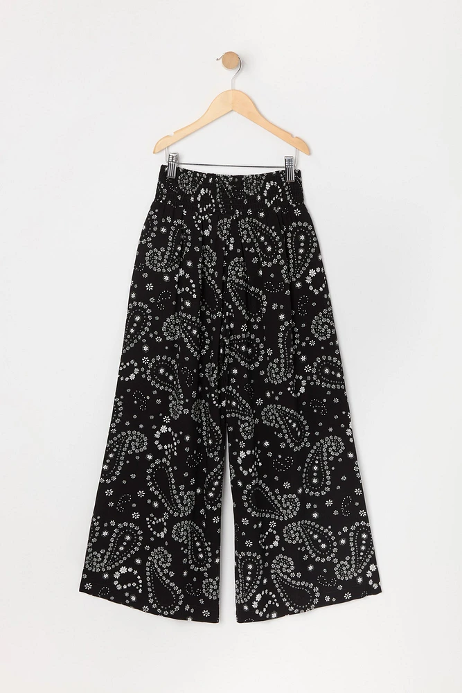 Girls Print Palazzo Pant