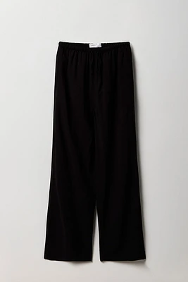 Girls Drawstring Wide Leg Pant