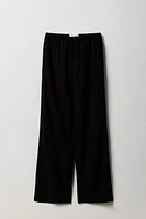 Girls Drawstring Wide Leg Pant