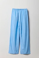 Pantalon à jambe large avec taille coulissante pour fille
