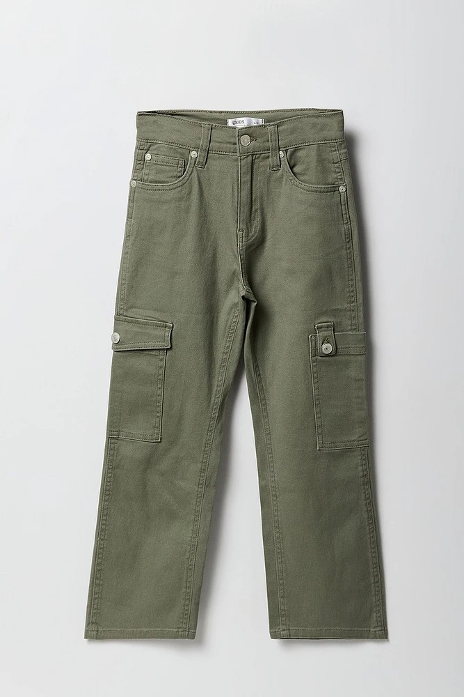 Girls Straight Leg Cargo Pant