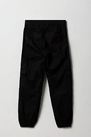 Girls Elastic Waist Cargo Jogger