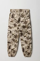 Jogger cargo avec bande de taille élastique pour fille