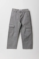 Pantalon cargo ample à jambe droite pour fille