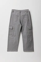 Pantalon cargo ample Ã  jambe droite pour fille