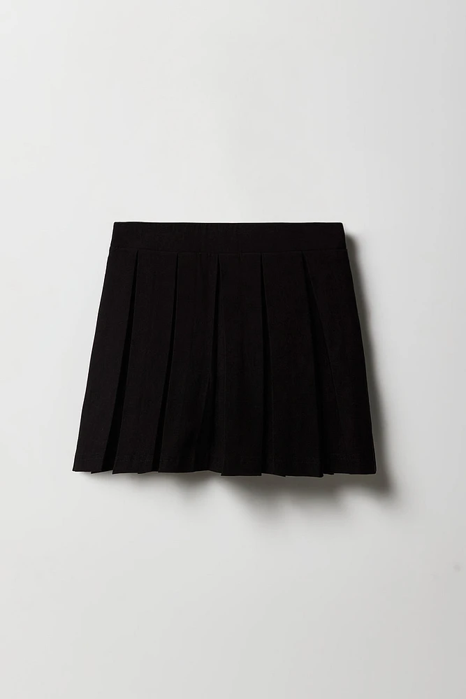 Jupe-short plissée pour fille