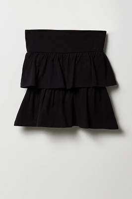 Girls Tiered Ruffle Skort