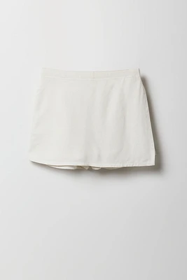 Jupe-short en lin pour fille