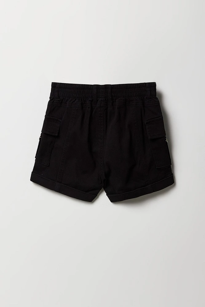 Girls D-Ring Cargo Short