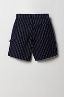 Jort de style menuisier ample en jean pour fille