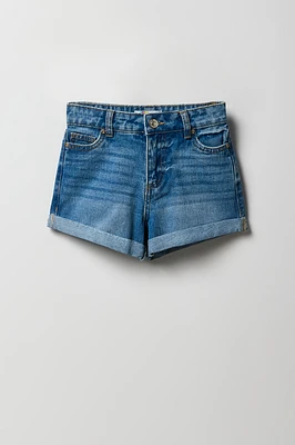 Girls High Rise Mom Short