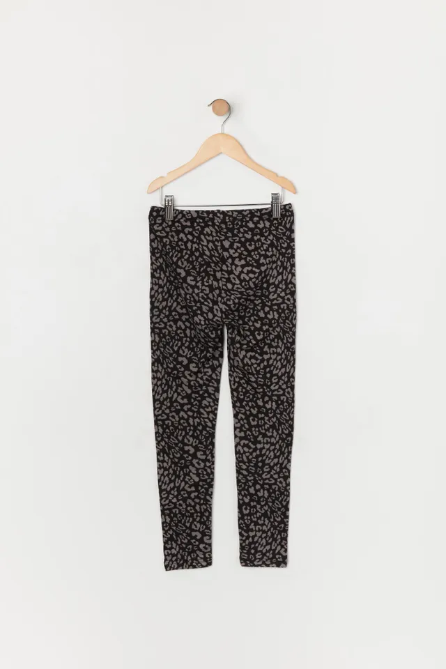 Faux Fur Lined Flare Leggings