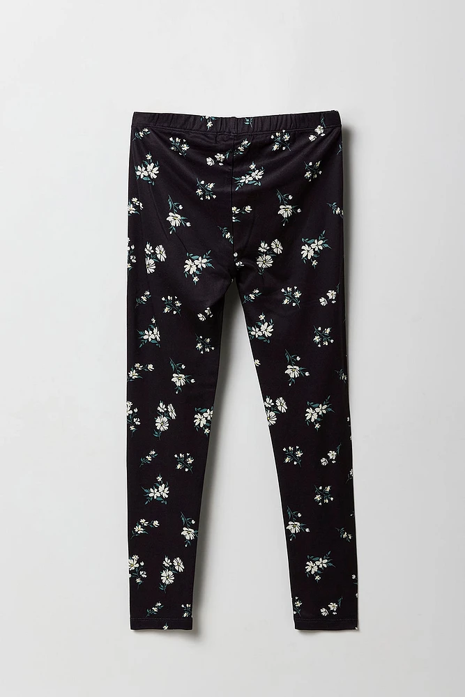 Legging en molleton doux imprimÃ© pour fille