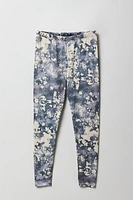 Legging en molleton doux imprimé pour fille