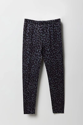 Legging en molleton imprimé pour fille