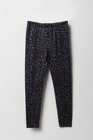 Legging en molleton imprimé pour fille