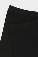 Short court uni pour fille (Paquet de 2)