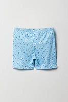 Short court uni et imprimé pour fille (Paquet de 2