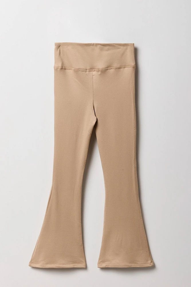 Pantalon Ã  jambe Ã©vasÃ©e doux pour fille