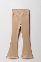 Pantalon à jambe évasée doux pour fille