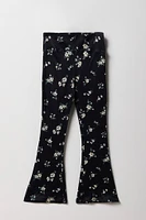 Girls Printed Soft Flare Pant