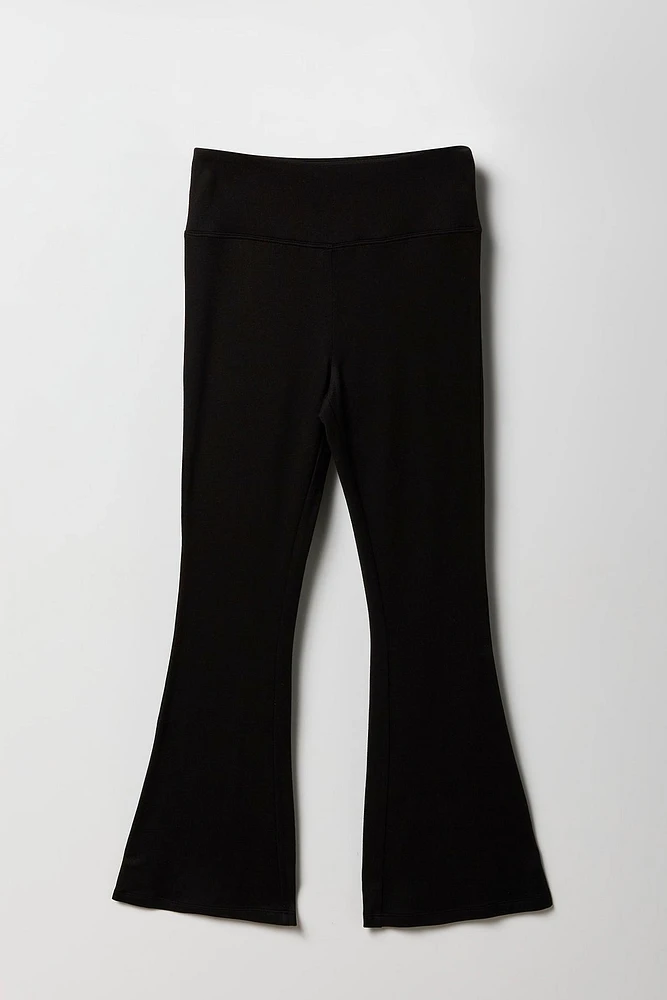 Legging à jambe évasée pour fille