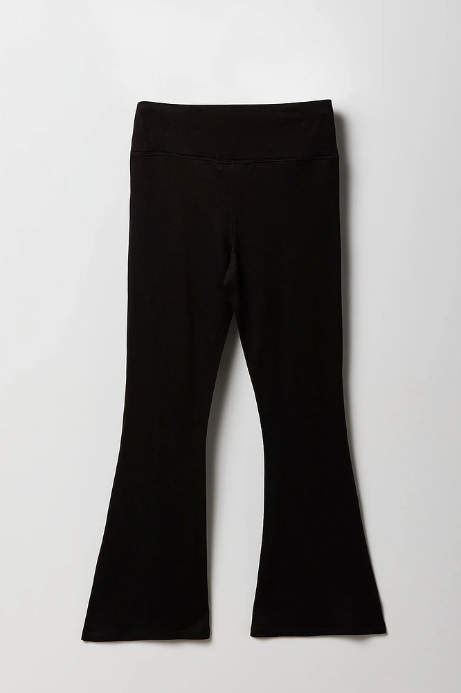 Legging à jambe évasée pour fille