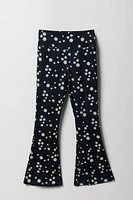 Girls Printed Flare Legging