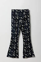 Legging à jambe évasée imprimé pour fille