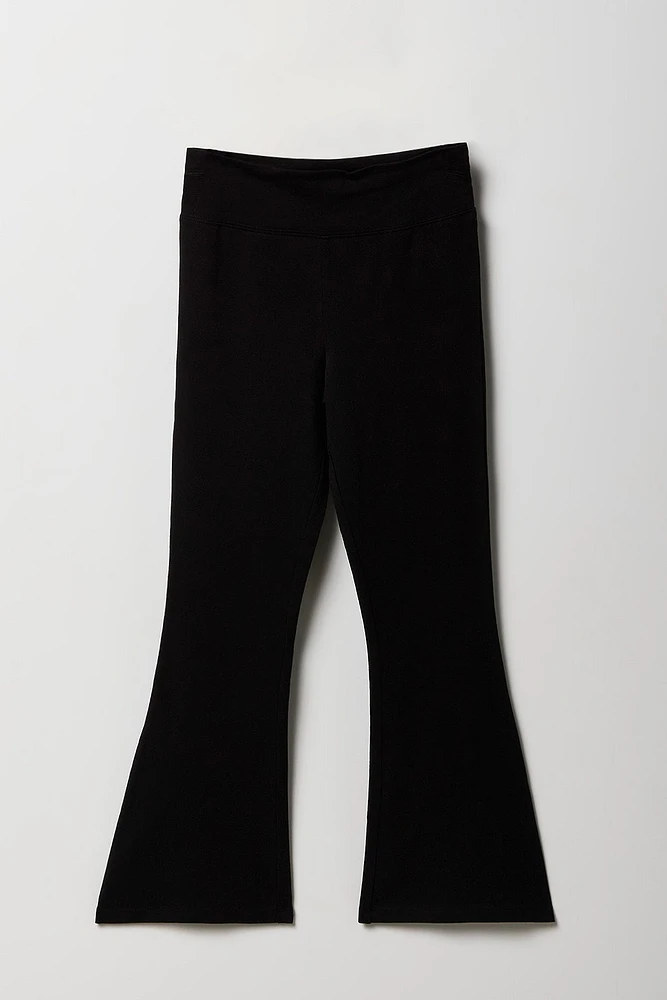 Legging à jambe évasée pour fille