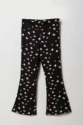 Legging à jambe évasée imprimé pour fille