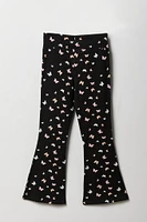 Legging à jambe évasée imprimé pour fille