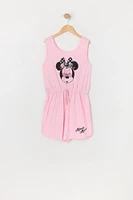 Girls Minnie Graphic Romper