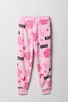 Girls Glinda Wicked Plush Pajama Pant