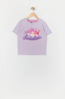 Girls Squishmallows T-Shirt Short and Scrunchie 3 Piece Set