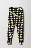 Girls Graphic T-Shirt & Plush Jogger 2 Piece Pajama Set