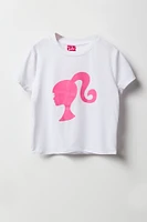 Ensemble pyjama avec t-shirt et short en peluche Ã  imprimÃ© Barbieâ¢ pour fille