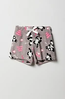 Girls Cute Animal T-Shirt & Short 2 Piece Pajama Set