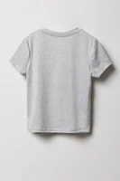 Ensemble pyjama avec t-shirt et short à imprimé Cute Animal pour fille