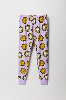 Girls Garfield T-Shirt & Plush Pant 2 Piece Pajama Set